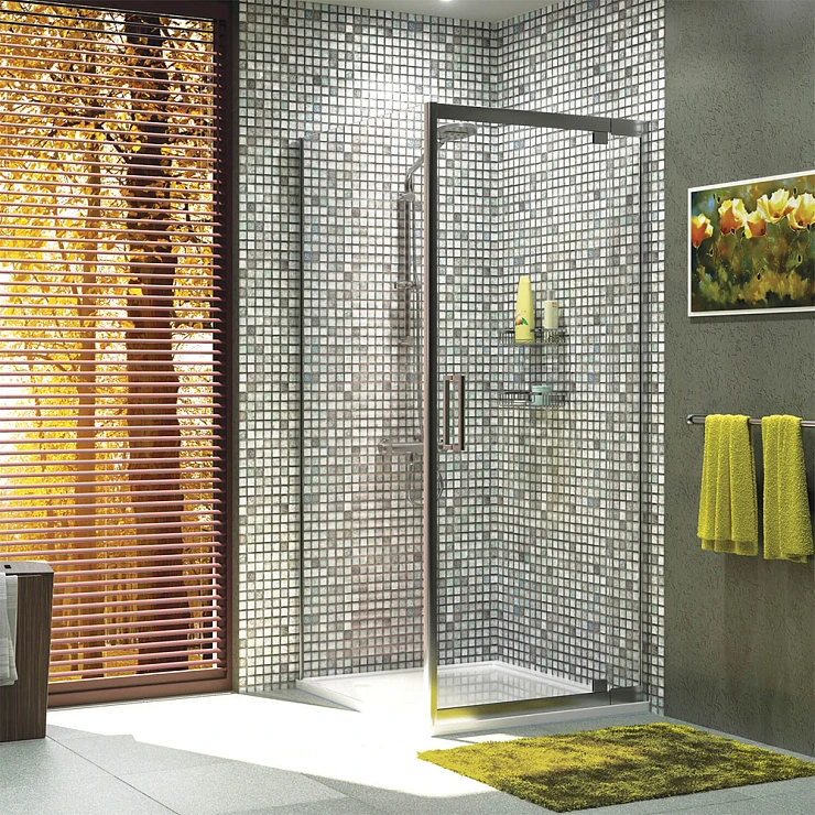 Душевой уголок Wasserkraft Berkel 90x90см 48P03 профиль хром, стекло прозрачное