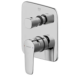 Смеситель встраиваемый для душа Bravat Source PB8173218CP-2-ENG хром