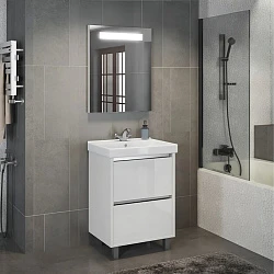 Зеркало Comforty Виола 60 00004140517CF с подсветкой