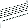Полка Bemeta Omega 104205102 для полотенец, хром