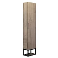 Шкаф-пенал Comforty Порто-35 00-00009981CF дуб дымчатый