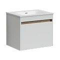 Тумба под раковину Sancos Smart 60 SM60W белая глянцевая