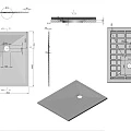 Душевой поддон Vincea 100х80см VST-4SR8010W белый