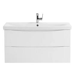 Тумба под раковину BelBagno Marino 80 MARINO-CER-800-2C-SO-BL-P белая глянцева