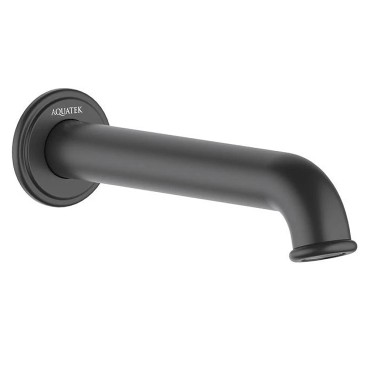 Излив Aquatek Классик AQ1541MB для ванны, матовый черный