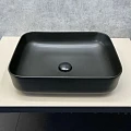 Раковина накладная Comforty T-Y9378MB черная матовая