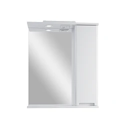 Зеркальный шкаф подвесной SanStar Ориана 70 для ванной комнаты белый