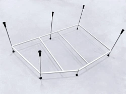 Каркас для ванны AM.PM Like W80A-170L110W-R серый