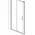 Душевая дверь в нишу Bravat Line 120x200см BD120.4101A профиль хром, стекло прозрачное