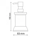 Дозатор Wasserkraft Donau K-2499 хром