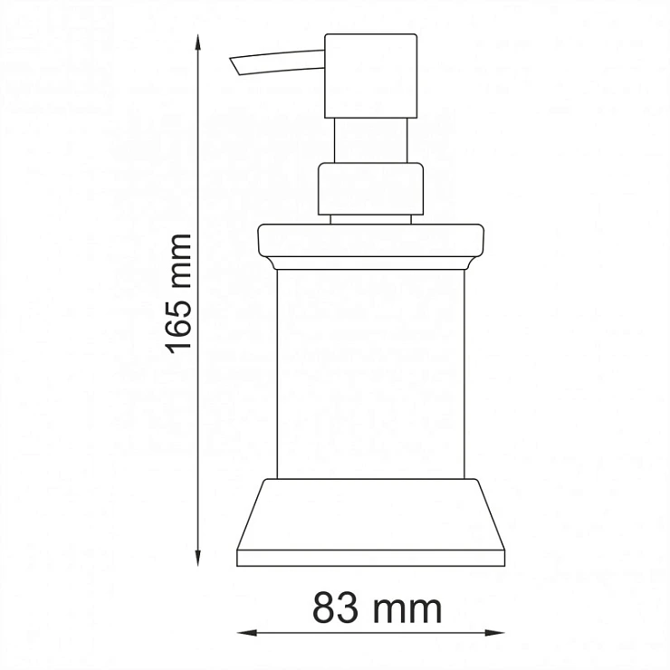 Дозатор Wasserkraft Donau K-2499 хром