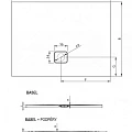 Душевой поддон Riho Basel 80х180см D005045005 белый