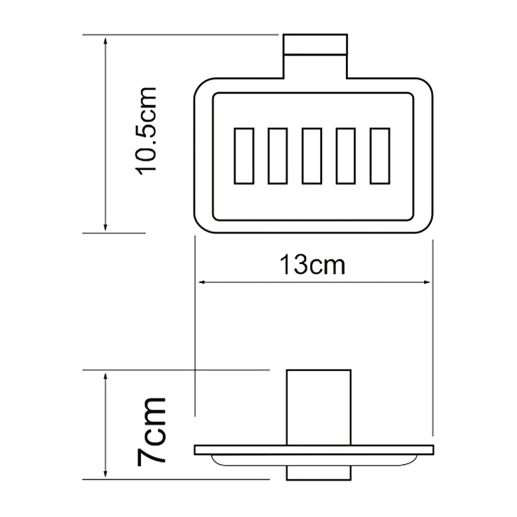 Мыльница Wasserkraft Lopau K-6069 хром