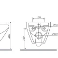 Унитаз подвесной AM.PM Spirit 2.0 C701700SC белый глянец