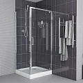 Душевой уголок Bravat Drop 90x90см BS090.2110 профиль хром, стекло прозрачное