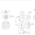 Донный клапан Bravat P6420BW-ENG черный