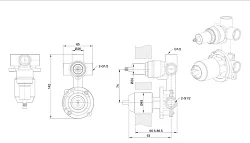Скрытая часть Bravat Built-in D969CP-B-ENG