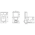 Унитаз-компакт Damixa Titan DX78C8600SC белый глянец