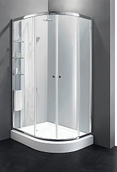 Душевой уголок Cezares Anima 120x90см ANIMA-W-RH-2-120/90-P-Cr-L профиль хром, стекло рифленое