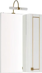 Зеркало-шкаф Aquanet Честер 60 186087 белый/золото