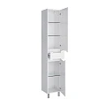 Шкаф-пенал SanStar Bianca 33см 142.1-3.5.1. белый глянцевый