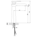 Смеситель для раковины Lemark Status LM4409C хром