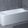 Ванна из искусственного камня Salini ORNELLA 180x80 встраиваемая 102412G белая глянцевая