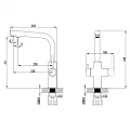 Смеситель Lemark Comfort LM3060C для кухонной мойки