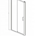 Душевая дверь в нишу Bravat Blackline 120x200см BD120.4101B профиль черный, стекло прозрачное