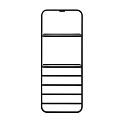 Полотенцесушитель электрический Black & White N-337 B 40x101см 337BN черный матовый