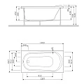 Экран AM.PM Joy 150x70 W85A-150-070W-P белый
