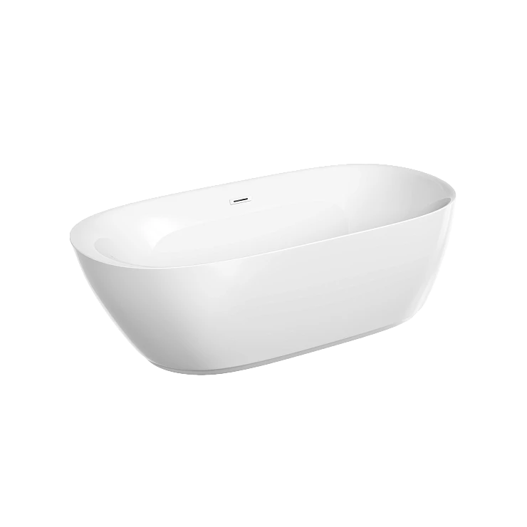 Акриловая ванна Sancos Single FB07 180х85 белая глянцевая