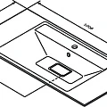 Тумба с раковиной AM.PM Inspire 2.0 100 элегантный серый