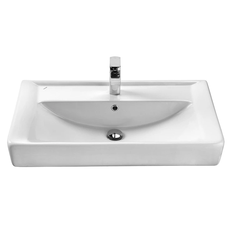 Раковина встраиваемая Aquaton Тигода 80см 1WH302084 белая
