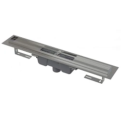 Душевой лоток AlcaPlast APZ1001 300 с опорами, хром