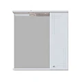 Зеркало-шкаф SanStar Июнь 60 5.1-2.4.1. с подсветкой, белый