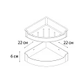 Полка Fixsen Hotel FX-31003D хром