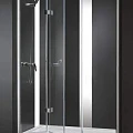Душевая дверь в нишу Cezares Elena 90см ELENA-45/45-C-Cr профиль хром, стекло прозрачное