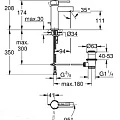 Смеситель для раковины Grohe Essence New 23379001 хром