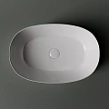 Раковина накладная Ceramica Nova Element CN5023 белая глянцевая