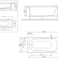 Экран AM.PM Joy 170x70 W85A-170-070W-P белый