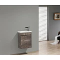Тумба с раковиной BelBagno Pietra Mini 40 L коричневая матовая