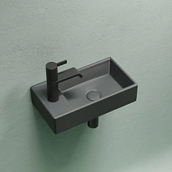 Раковина подвесная Ceramica Nova Element CN6051RMDH темный антрацит матовый