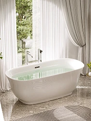 Акриловая ванна Sancos Viva FB08 170x80 белая глянцевая