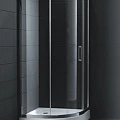 Душевой уголок Cezares Porta 90x90см PORTA-(D)-R-1-90-C-Cr профиль хром, стекло прозрачное