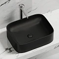 Раковина накладная Ceramica nova Element 505*380*150мм CN6052MB черная матовая