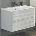 Тумба с раковиной Comforty Женева 90 00004137133CF дуб белый