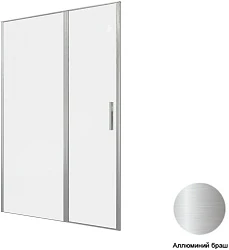Душевая дверь в нишу Allen Brau Priority 140x200 см 3.31035.BA профиль серебро, стекло прозрачное