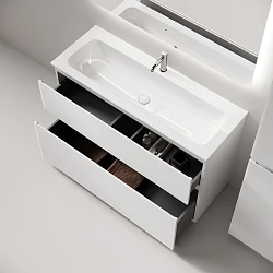 Тумба с раковиной Sancos Folk Floor 120 напольная, Bianco