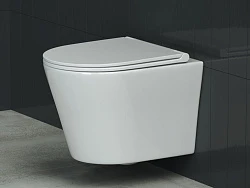 Система инсталляции для унитазов Ceramica Nova Envision Round CN1001CH с кнопкой и унитазом CN3011